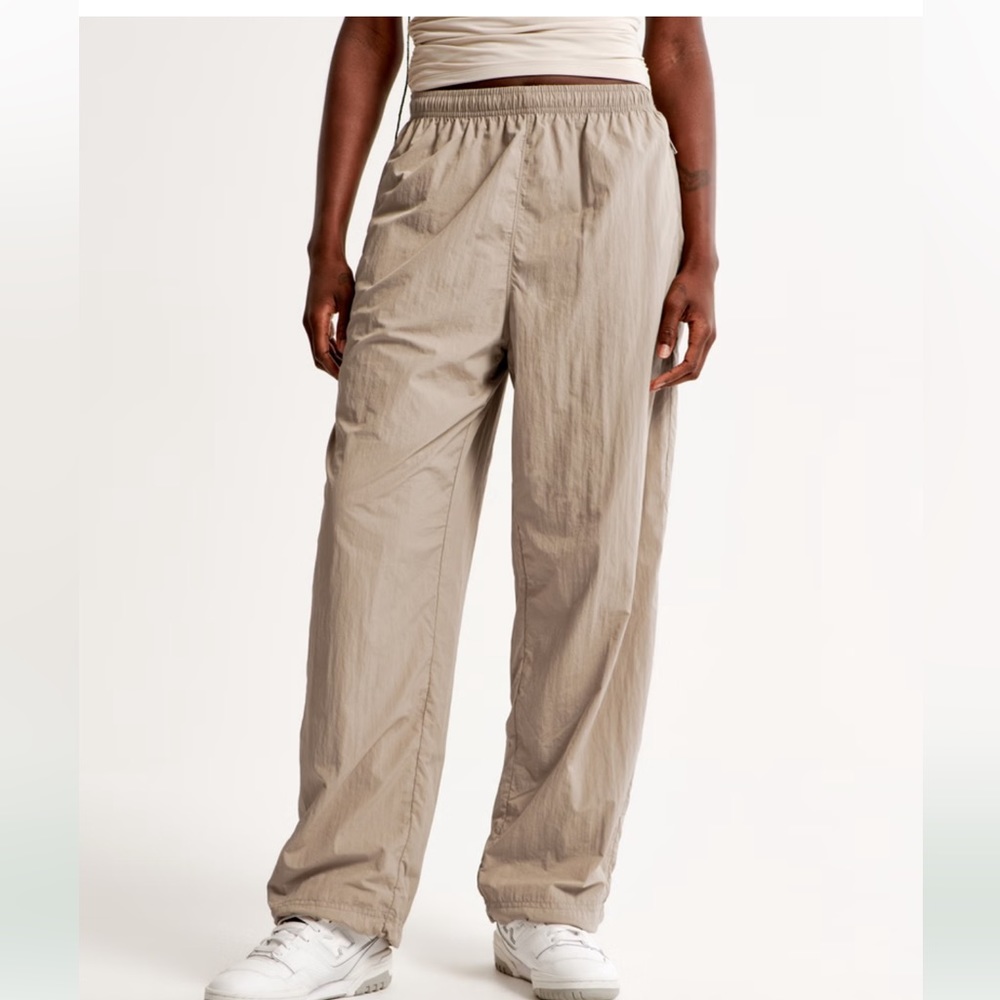 Abercrombie & Fitch Crinkle Nylon Pants